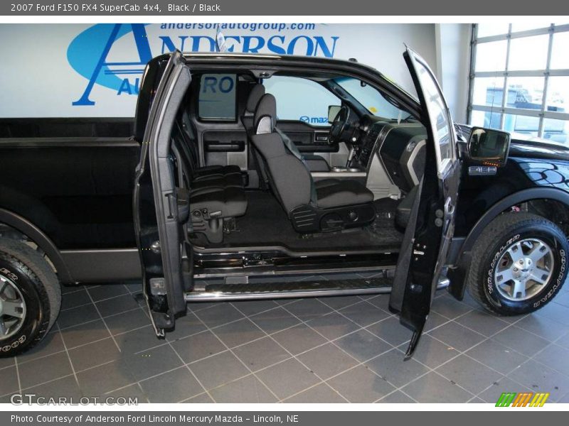 Black / Black 2007 Ford F150 FX4 SuperCab 4x4