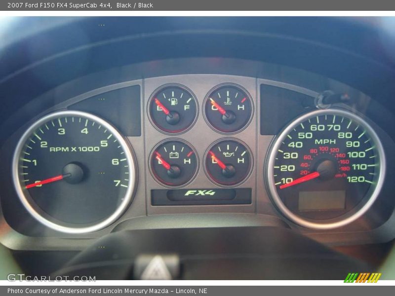 Black / Black 2007 Ford F150 FX4 SuperCab 4x4