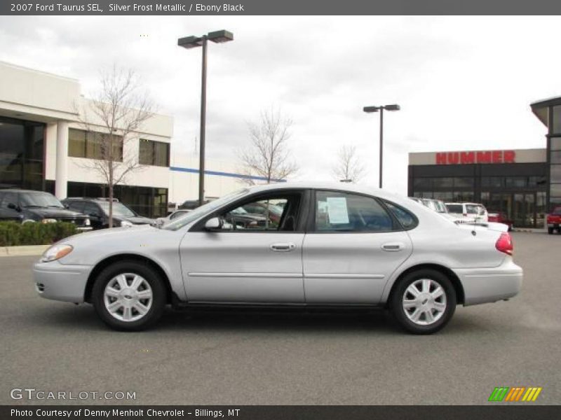 Silver Frost Metallic / Ebony Black 2007 Ford Taurus SEL