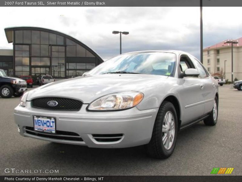 Silver Frost Metallic / Ebony Black 2007 Ford Taurus SEL