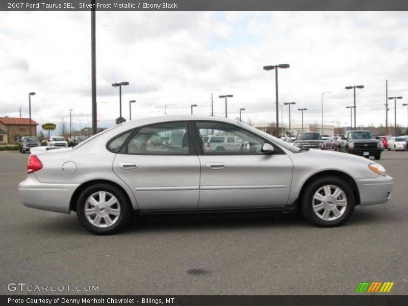 Silver Frost Metallic / Ebony Black 2007 Ford Taurus SEL