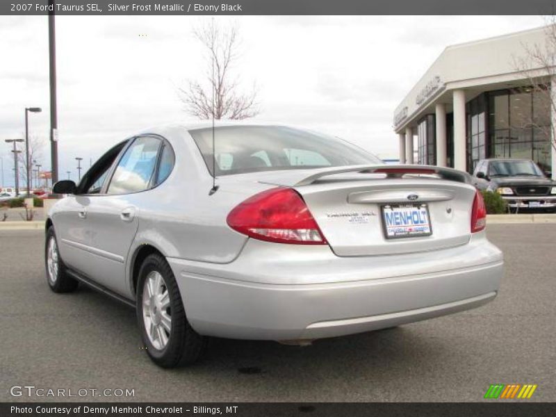Silver Frost Metallic / Ebony Black 2007 Ford Taurus SEL