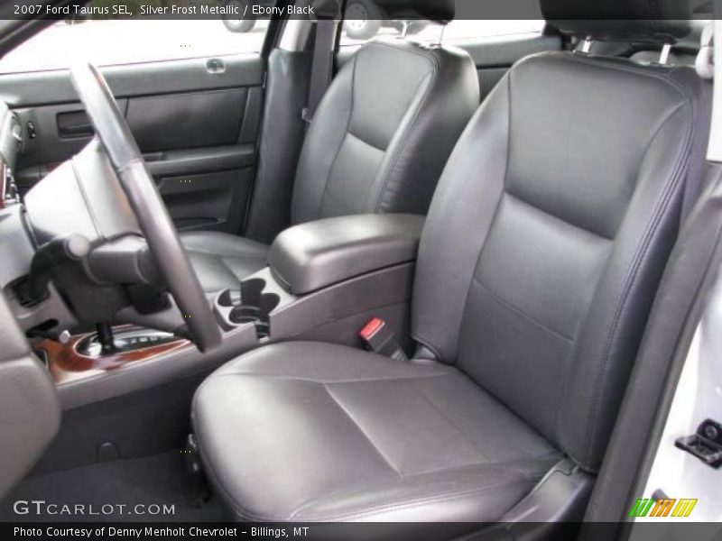 Silver Frost Metallic / Ebony Black 2007 Ford Taurus SEL