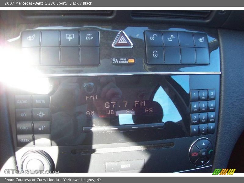 Black / Black 2007 Mercedes-Benz C 230 Sport