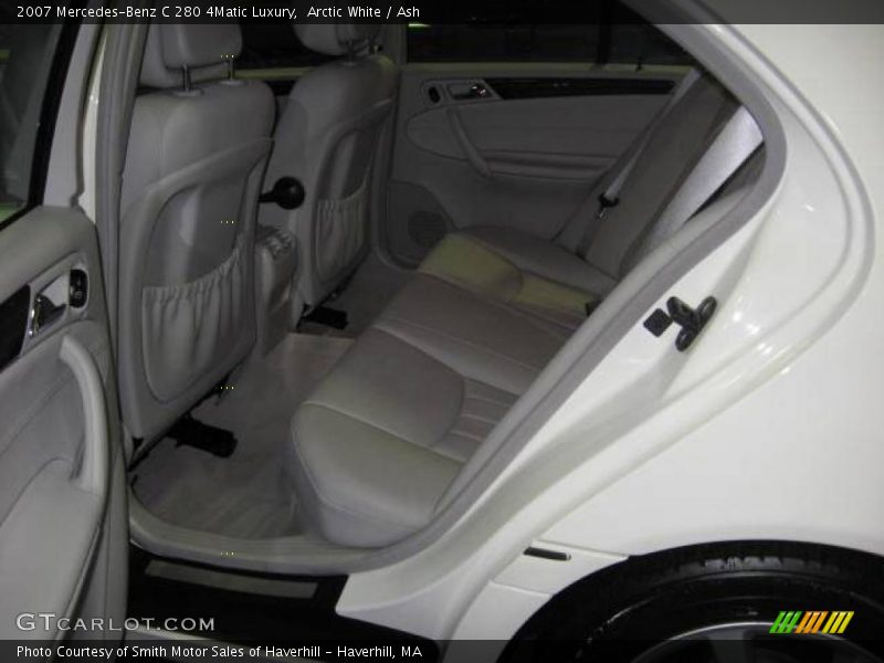 Arctic White / Ash 2007 Mercedes-Benz C 280 4Matic Luxury