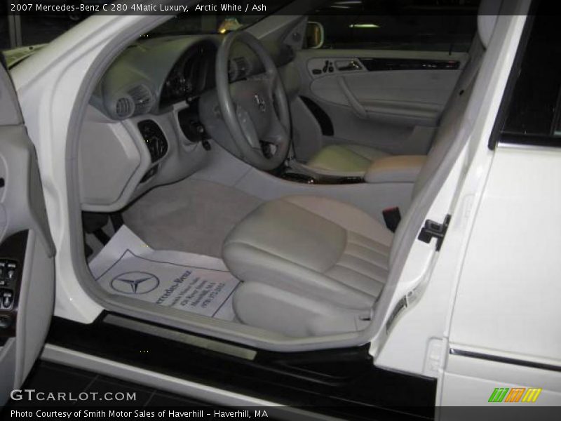 Arctic White / Ash 2007 Mercedes-Benz C 280 4Matic Luxury