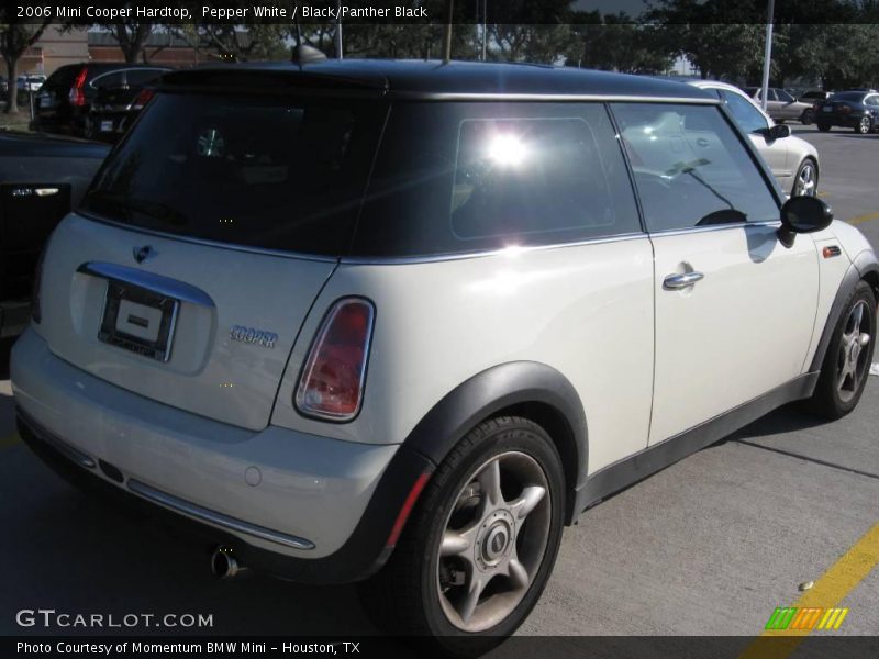 Pepper White / Black/Panther Black 2006 Mini Cooper Hardtop