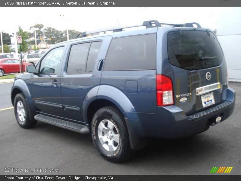 Silverton Blue Pearl / Graphite 2005 Nissan Pathfinder SE 4x4