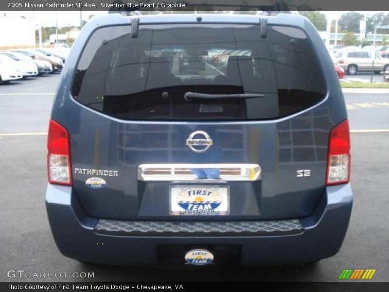 Silverton Blue Pearl / Graphite 2005 Nissan Pathfinder SE 4x4