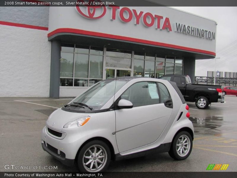 Silver Metallic / Design Black 2008 Smart fortwo passion coupe