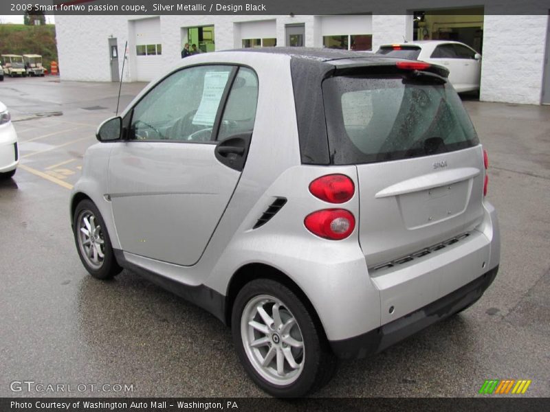 Silver Metallic / Design Black 2008 Smart fortwo passion coupe
