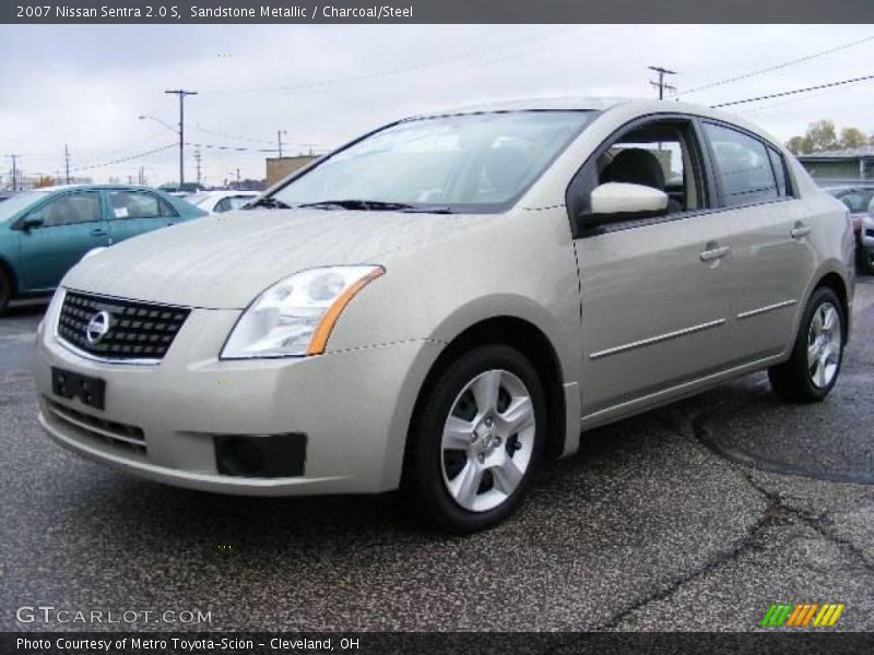 Sandstone Metallic / Charcoal/Steel 2007 Nissan Sentra 2.0 S