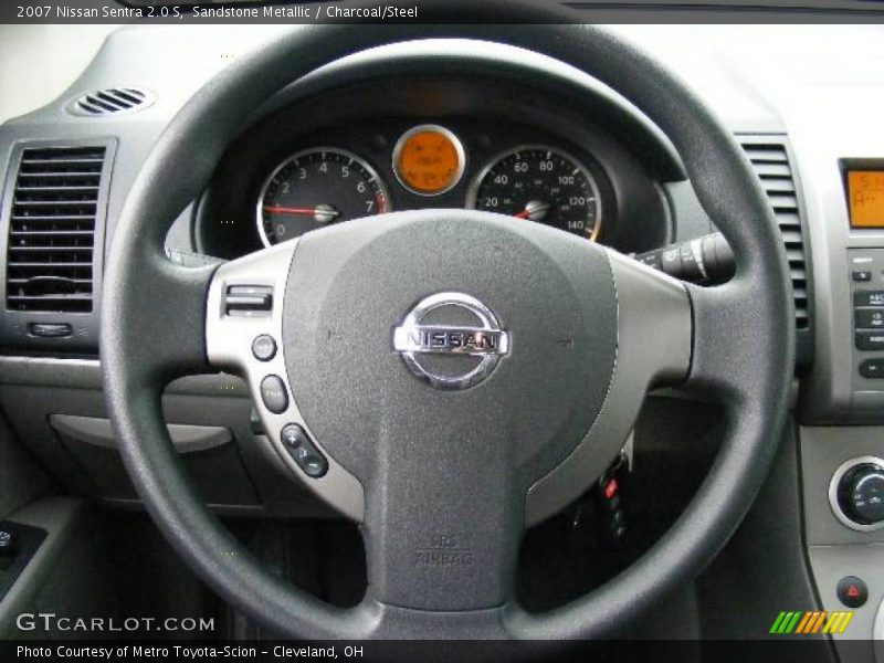 Sandstone Metallic / Charcoal/Steel 2007 Nissan Sentra 2.0 S