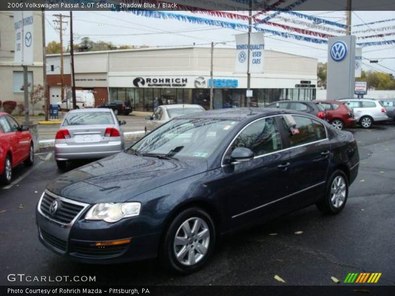 Shadow Blue / Black 2006 Volkswagen Passat 2.0T Sedan