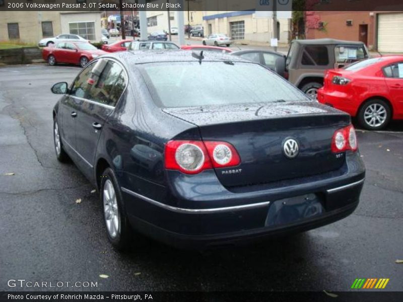 Shadow Blue / Black 2006 Volkswagen Passat 2.0T Sedan