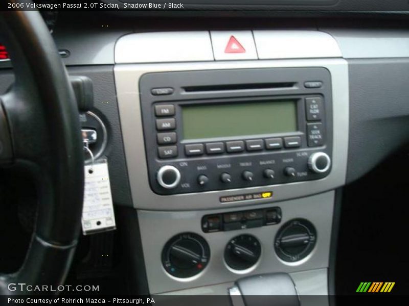 Shadow Blue / Black 2006 Volkswagen Passat 2.0T Sedan