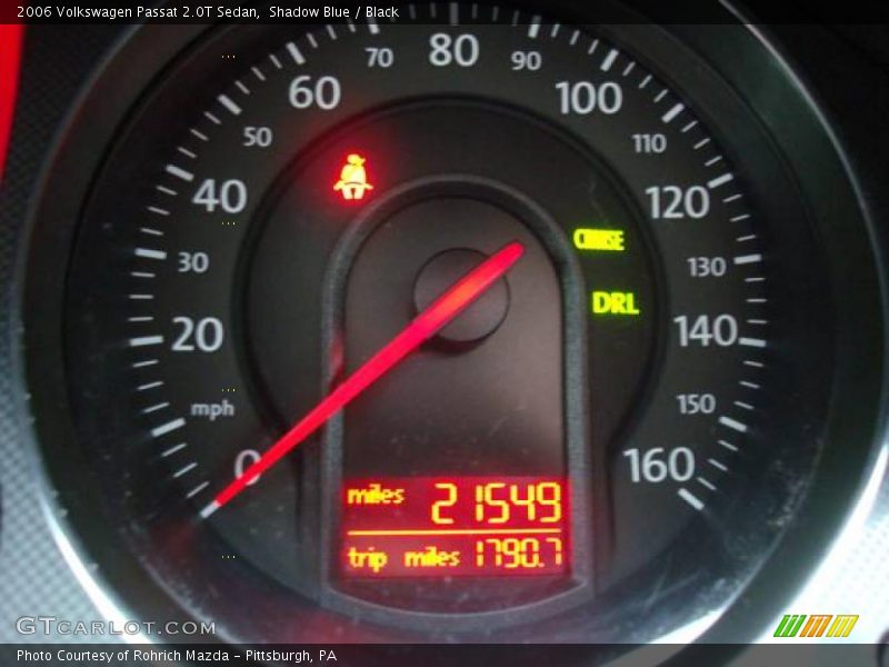 Shadow Blue / Black 2006 Volkswagen Passat 2.0T Sedan