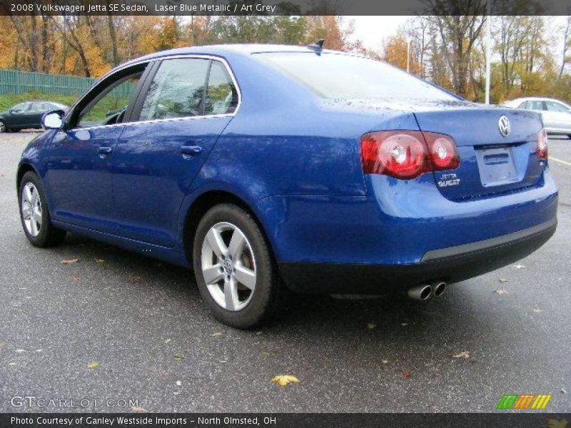 Laser Blue Metallic / Art Grey 2008 Volkswagen Jetta SE Sedan