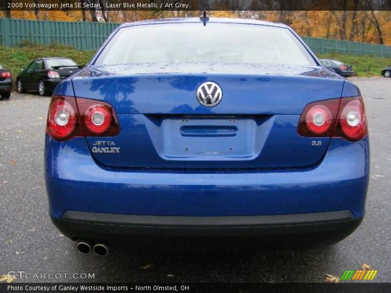 Laser Blue Metallic / Art Grey 2008 Volkswagen Jetta SE Sedan