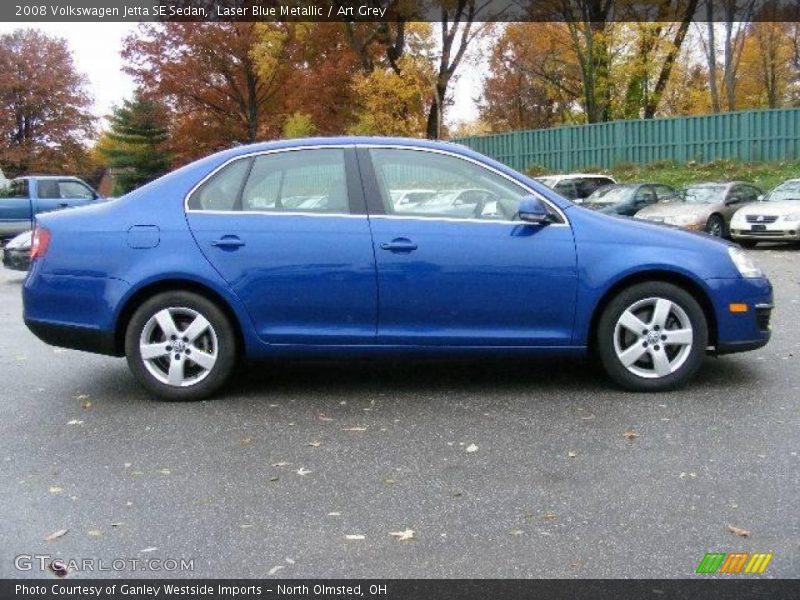 Laser Blue Metallic / Art Grey 2008 Volkswagen Jetta SE Sedan