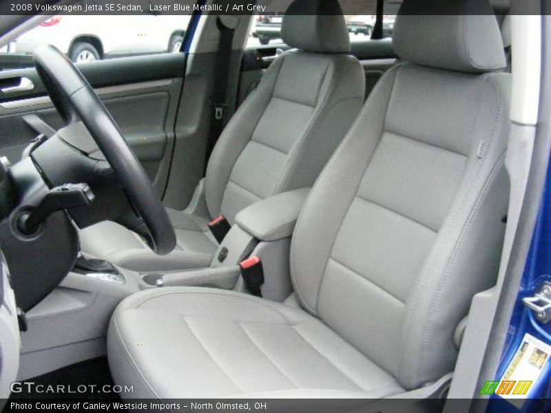 Laser Blue Metallic / Art Grey 2008 Volkswagen Jetta SE Sedan