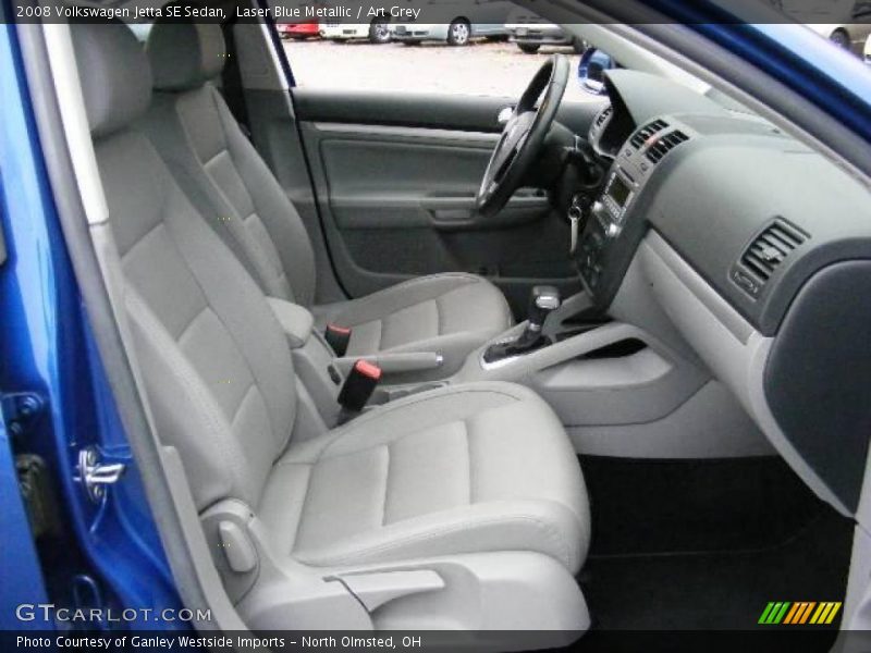 Laser Blue Metallic / Art Grey 2008 Volkswagen Jetta SE Sedan