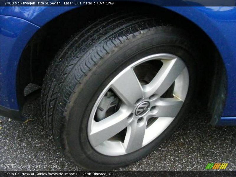Laser Blue Metallic / Art Grey 2008 Volkswagen Jetta SE Sedan