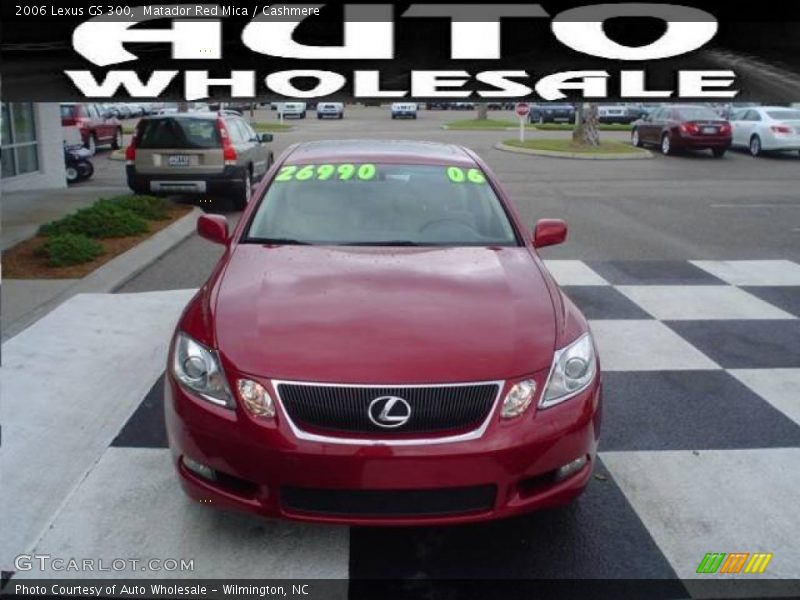 Matador Red Mica / Cashmere 2006 Lexus GS 300