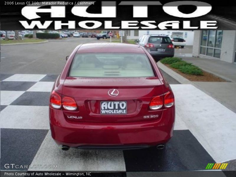 Matador Red Mica / Cashmere 2006 Lexus GS 300