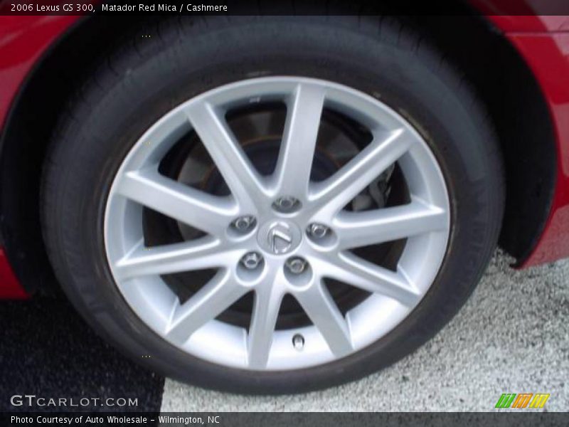 Matador Red Mica / Cashmere 2006 Lexus GS 300