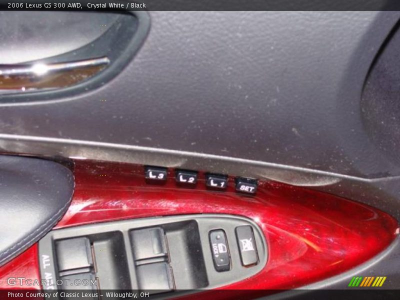 Crystal White / Black 2006 Lexus GS 300 AWD