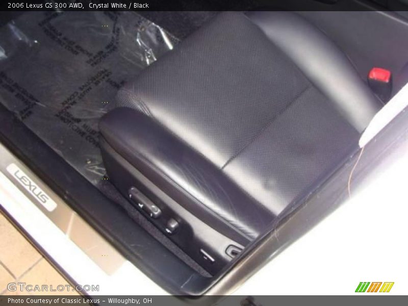 Crystal White / Black 2006 Lexus GS 300 AWD