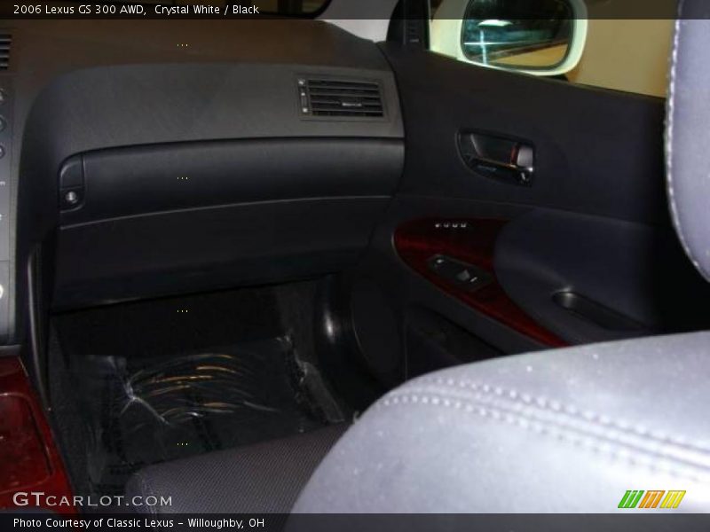 Crystal White / Black 2006 Lexus GS 300 AWD