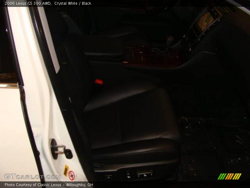 Crystal White / Black 2006 Lexus GS 300 AWD