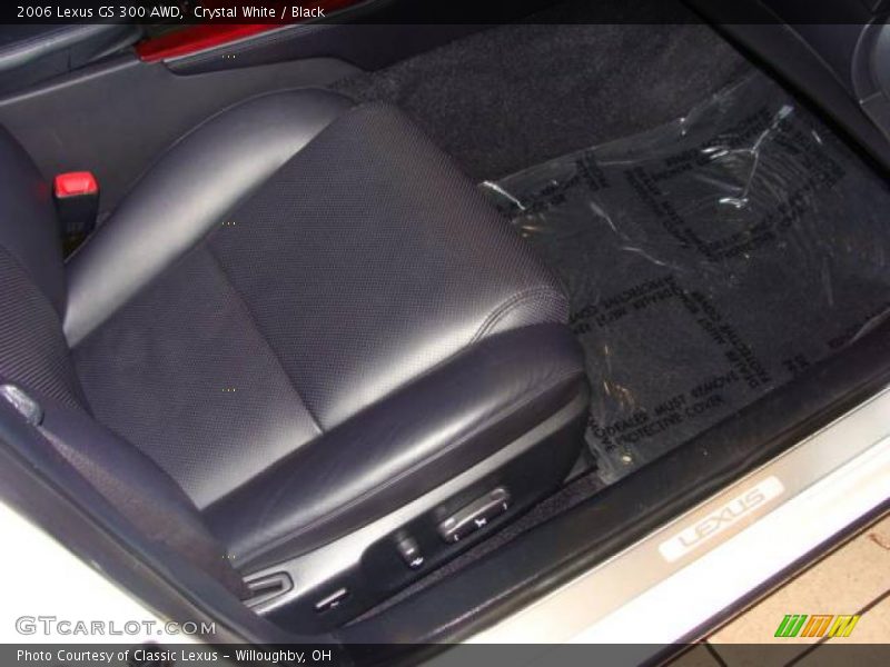 Crystal White / Black 2006 Lexus GS 300 AWD