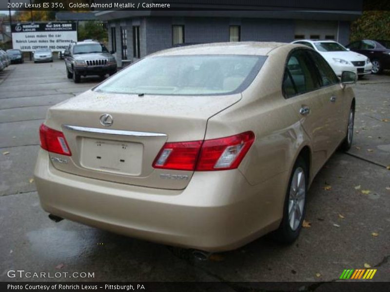 Golden Almond Metallic / Cashmere 2007 Lexus ES 350