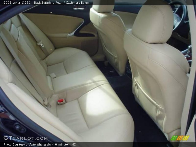 Black Sapphire Pearl / Cashmere Beige 2008 Lexus IS 250