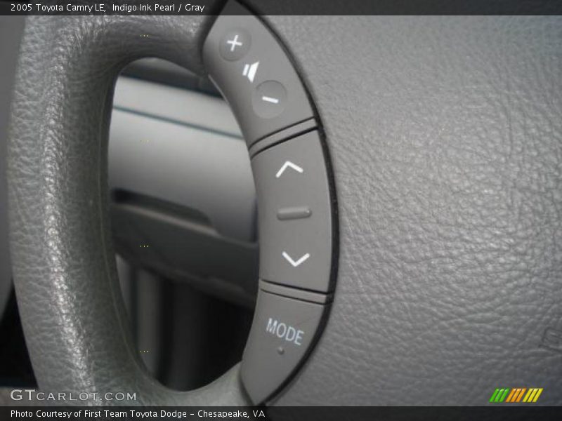 Indigo Ink Pearl / Gray 2005 Toyota Camry LE