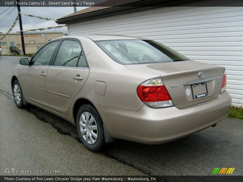 Desert Sand Mica / Taupe 2005 Toyota Camry LE