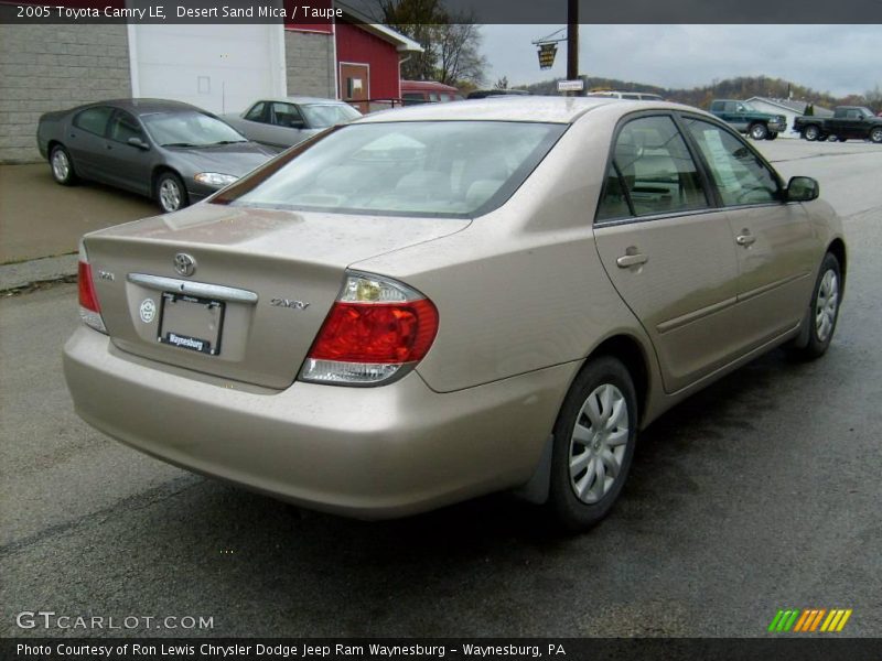 Desert Sand Mica / Taupe 2005 Toyota Camry LE