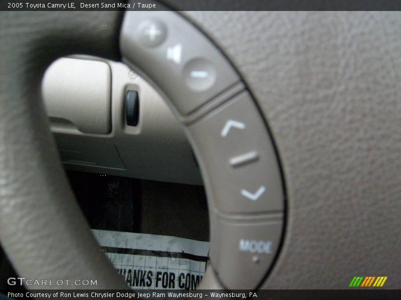 Desert Sand Mica / Taupe 2005 Toyota Camry LE