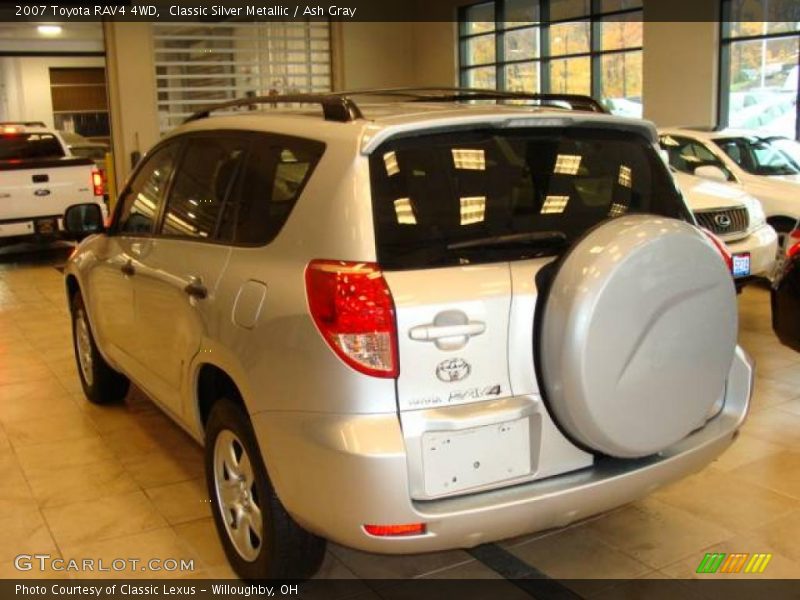 Classic Silver Metallic / Ash Gray 2007 Toyota RAV4 4WD