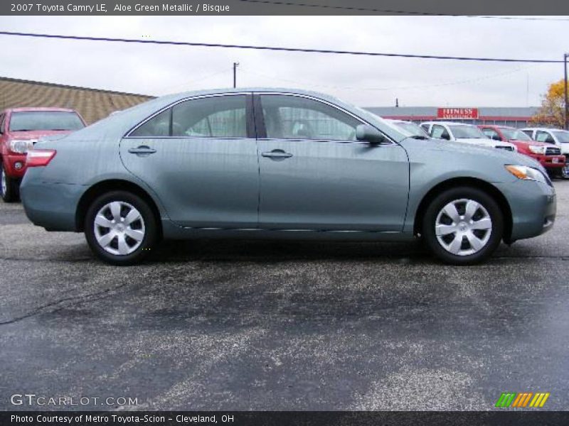 Aloe Green Metallic / Bisque 2007 Toyota Camry LE
