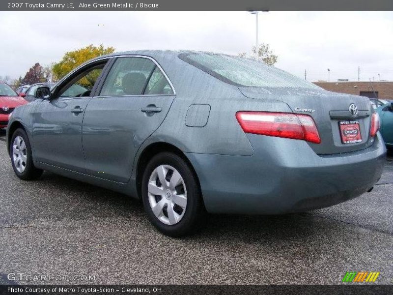 Aloe Green Metallic / Bisque 2007 Toyota Camry LE