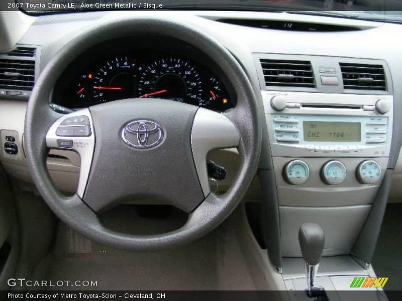 Aloe Green Metallic / Bisque 2007 Toyota Camry LE
