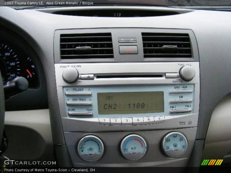 Aloe Green Metallic / Bisque 2007 Toyota Camry LE