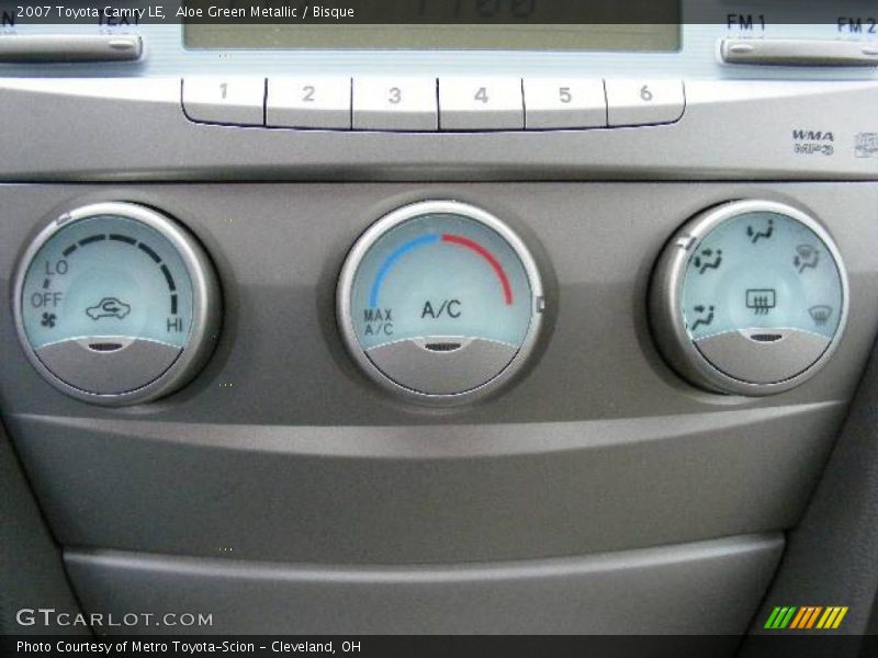 Aloe Green Metallic / Bisque 2007 Toyota Camry LE