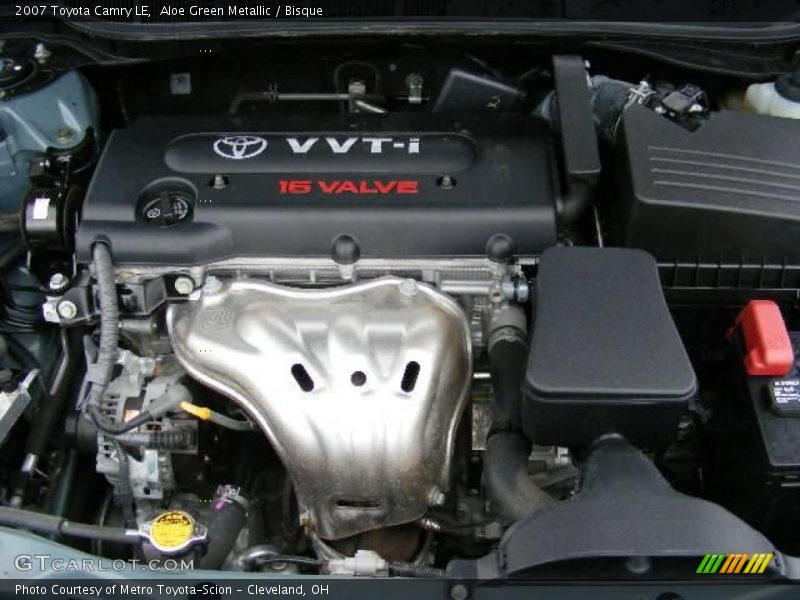 Aloe Green Metallic / Bisque 2007 Toyota Camry LE