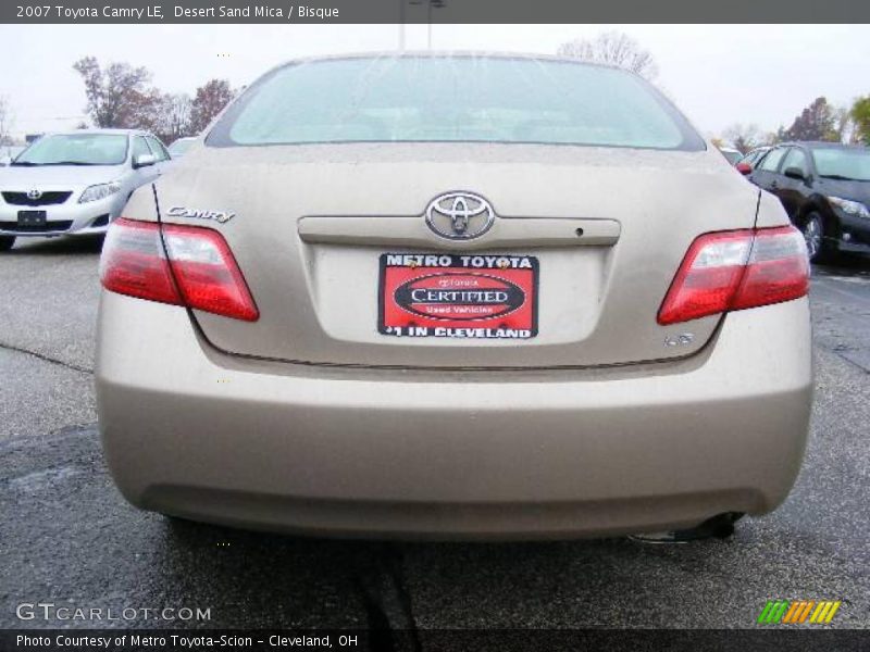 Desert Sand Mica / Bisque 2007 Toyota Camry LE