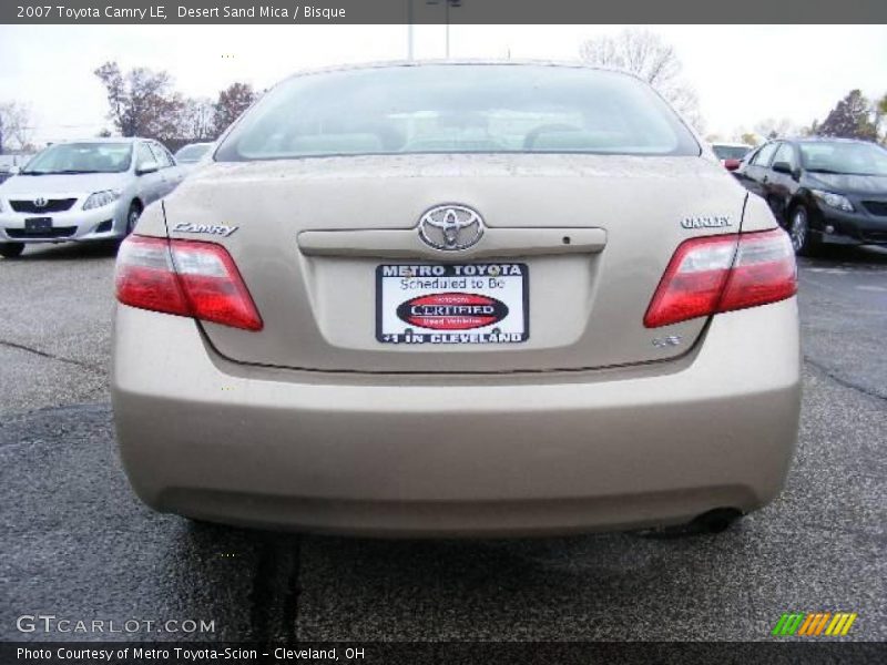 Desert Sand Mica / Bisque 2007 Toyota Camry LE